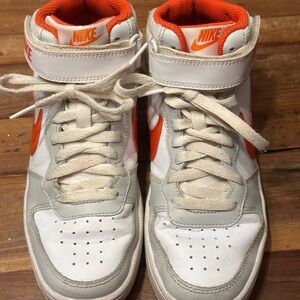 Nike Kids Sneakers - White and Orange
